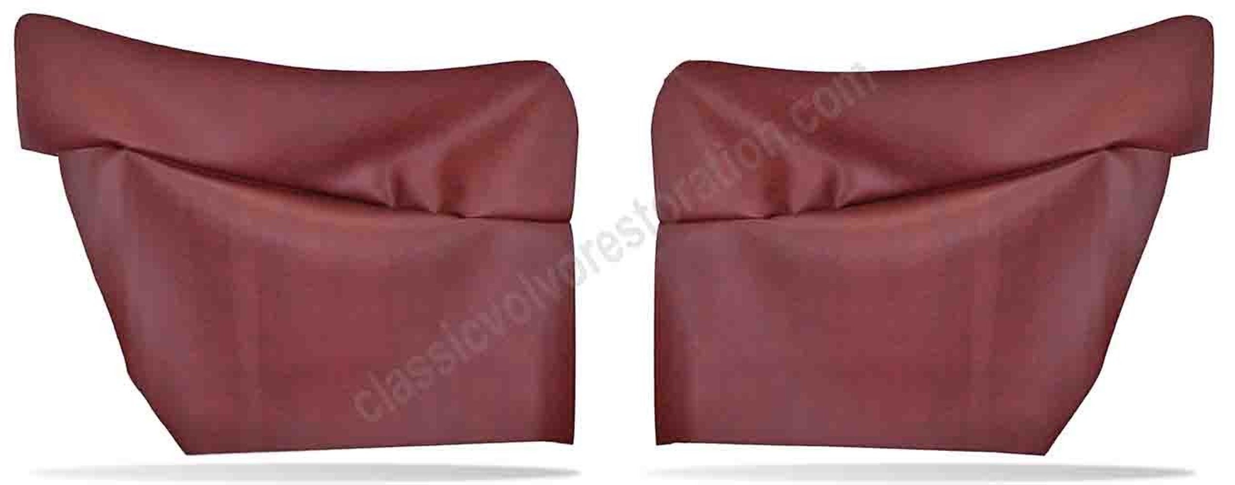 Bekleding achterzijden voor Volvo PV544 1965-66 rood
