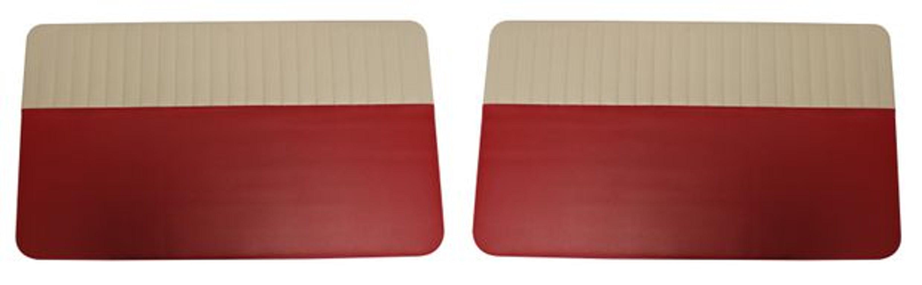 Deurpanelen voor Volvo PV544A 1958-1960, Amerikaans rood/beige