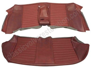 Bekleding achterbank voor Volvo Amazon 4d 1965-66 rood