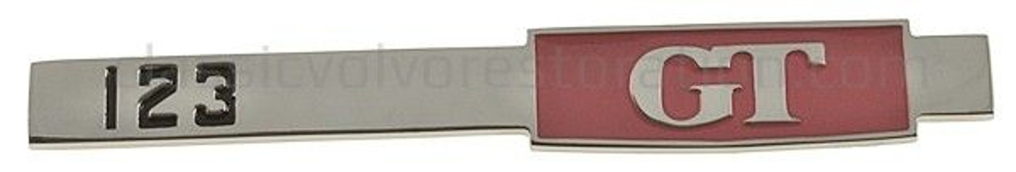 Embleem "123 GT" kofferbak