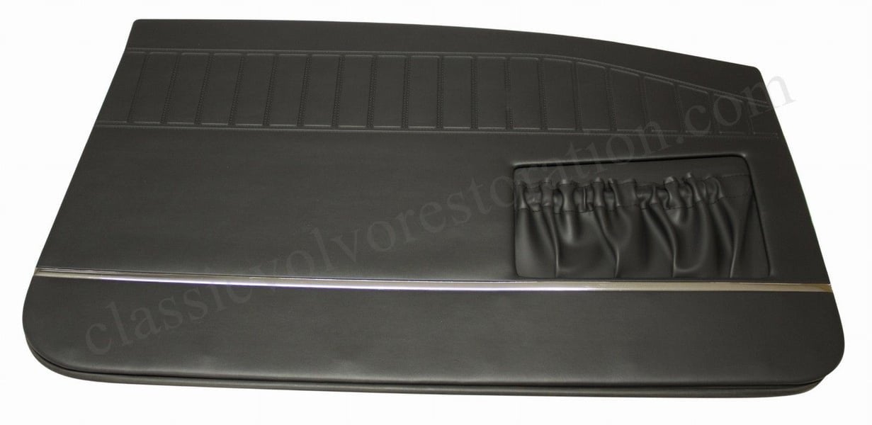 Deurpaneel voor met chroomlijs