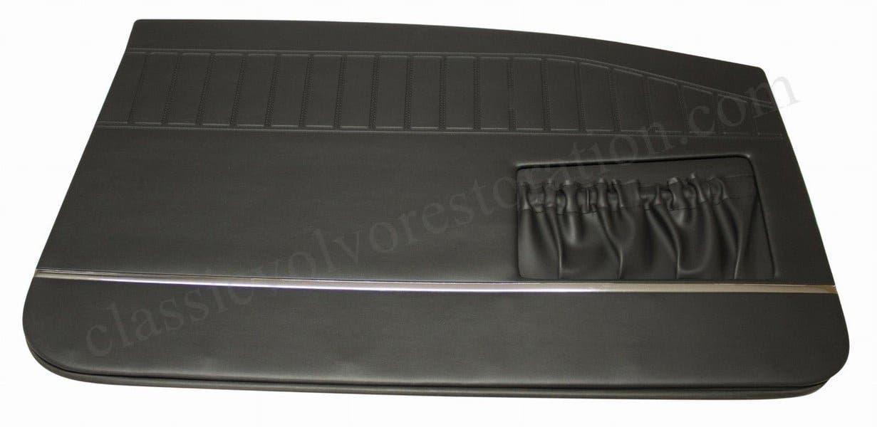 Deurpaneel voor met chroomlijs