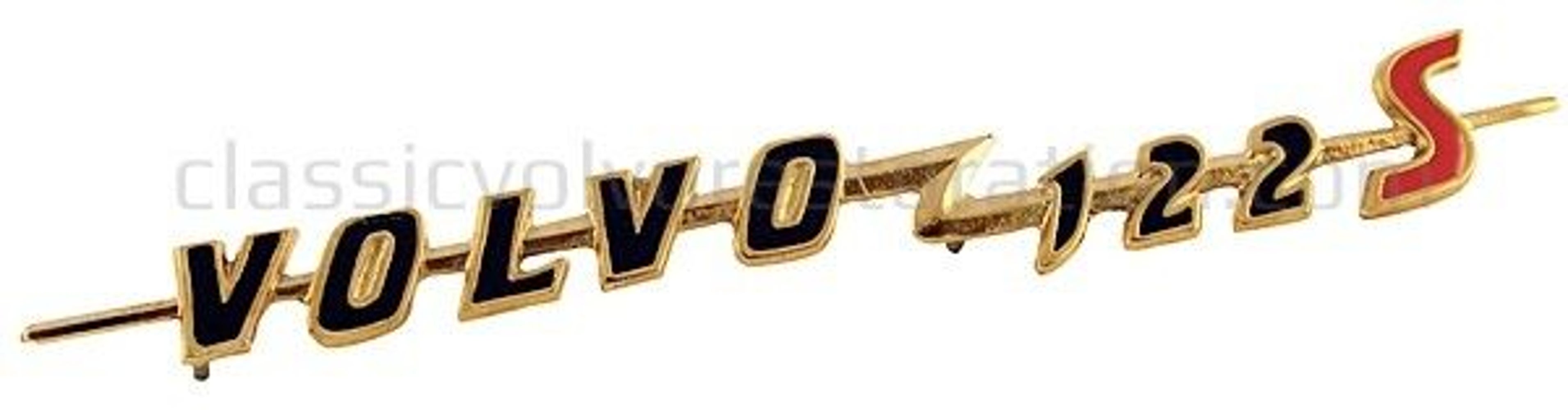 Embleem "Volvo 122S" voor Volvo Amazon — bild 2 av 2