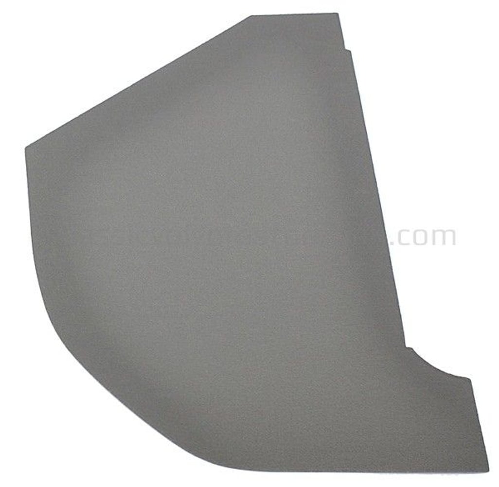 Paneel dashboard rechts grijs