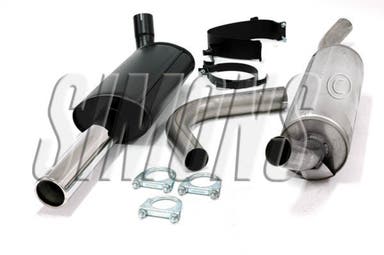 Uitlaatsysteem voor Volvo 760, 2,5" Turbo Multilink