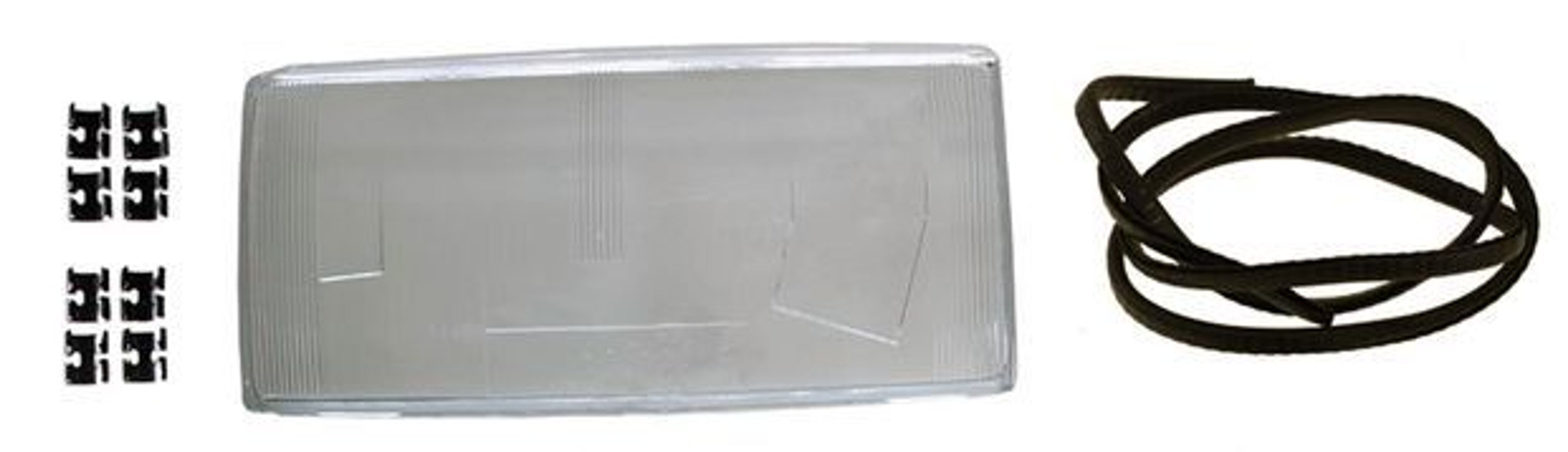 Glazen koplamp voor Volvo 740, 760, 1982-1989, rechts