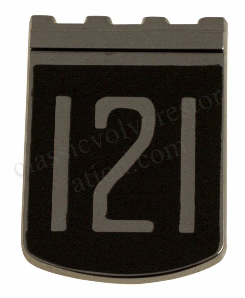 Embleem "121" voor Volvo Amazon 1965-70