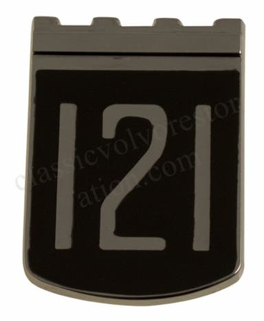 Embleem "121" voor Volvo Amazon 1965-70
