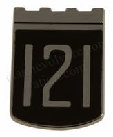Embleem "121" voor Volvo Amazon 1965-70 — bild 1 av 2