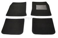 Tapijtset accessoires voor Volvo Amazon 1962-70, zwart textiel (rechtsgestuurd) — bild 2 av 2
