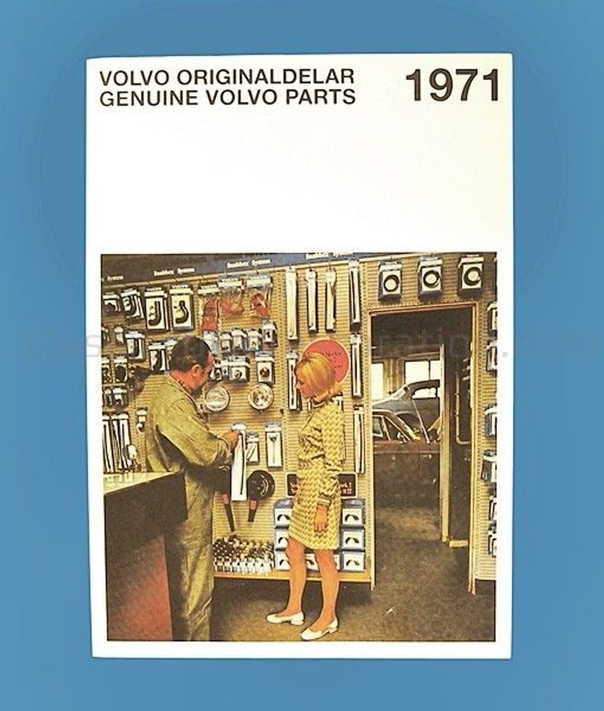 Onderdelencatalogus voor Volvo PV544, Duett, Amazon, 140, 164 1962-71, Zweeds — bild 2 av 2