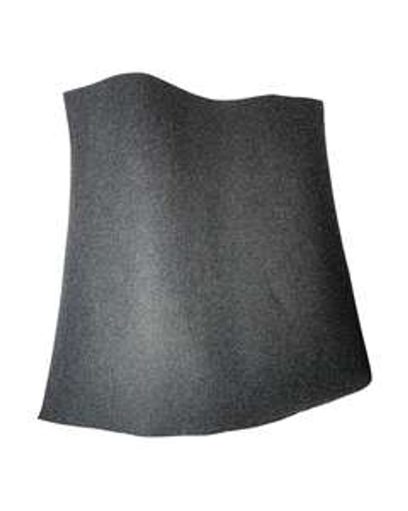 Mat zwart 1,6m x 4m rol