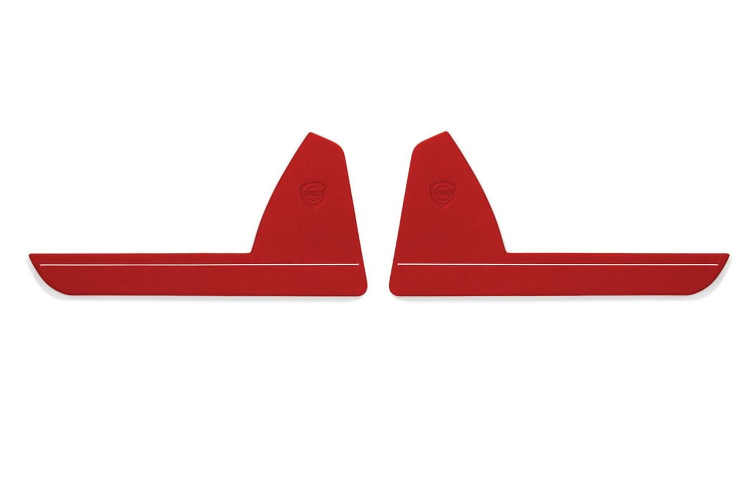 Deurpanelen rood onderaan voor Volvo 1800S, 1800E, 1964-71