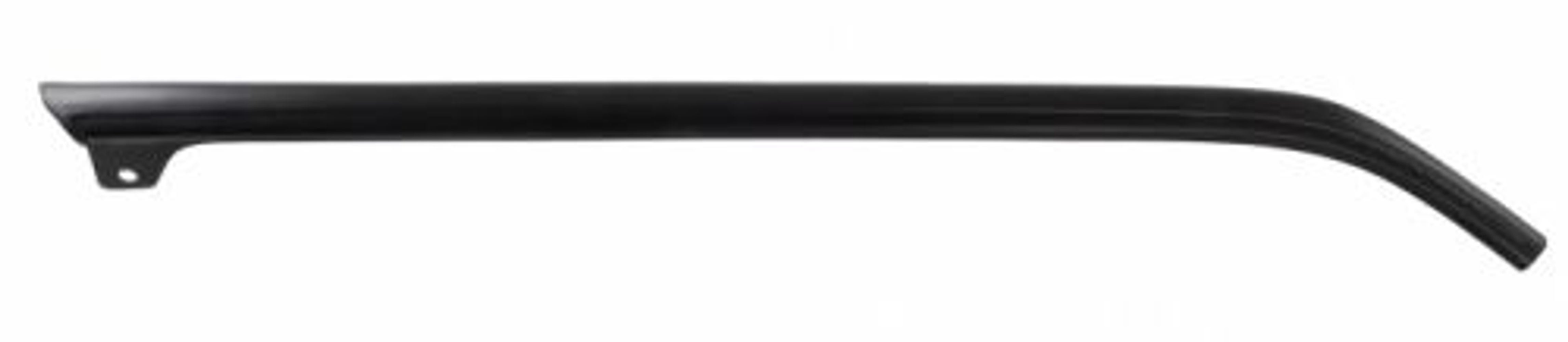 Sierstrip, afwateringsstrip, voorzijde, voor Volvo 240 1986-90, zwart, links