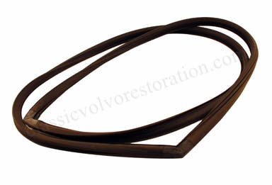 Rubberen afdichtingsstrip achterruit voor Volvo Amazon, voor auto's met chromen strip