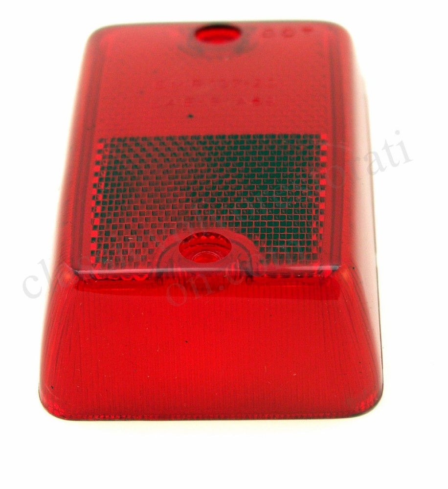 Glas zijmarkering rood