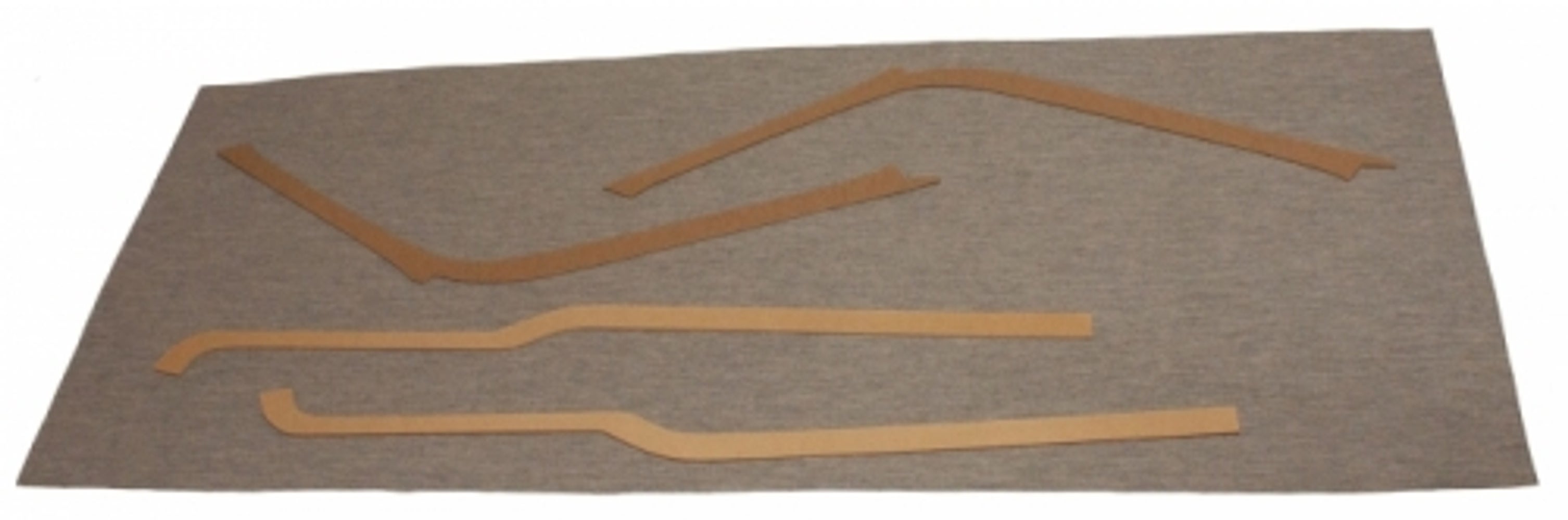 Paneelset B-stijl/boven deur voor Volvo Duett 445A-G -56 grijs