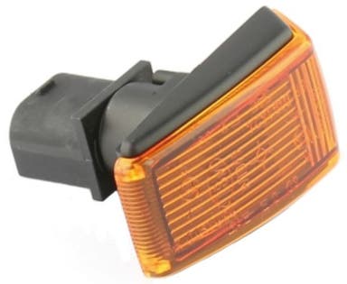 Zijmarkeringsstrip in geel glas voor Volvo 240, 740, 760, 780, 850, 940, 960, S40, S90, V40, V90