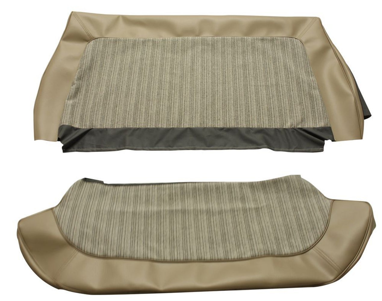 Bekleding achterbank voor Volvo Amazon 4d 1962-63 nougat