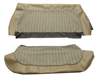 Bekleding achterbank voor Volvo Amazon 4d 1962-63 nougat