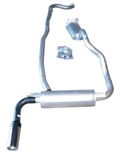 Uitlaatsysteem voor Volvo 240 Turbo, 1981-, 2,5" sportuitlaat