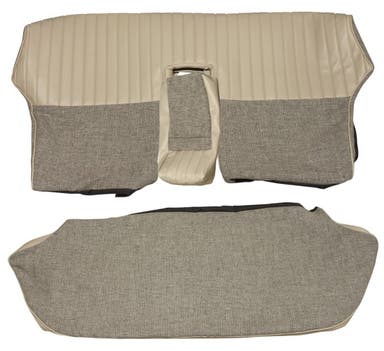 Achterbankbekleding voor Volvo Amazon 4d 1959-60 grijs/beige