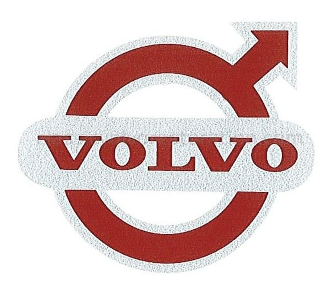 Volvo sticker rood-zilver — bild 2 av 2
