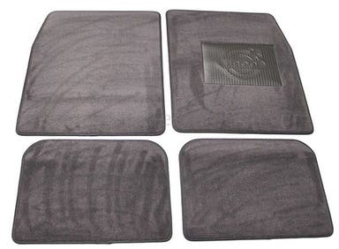 Tapijtset accessoires voor Volvo 1800S, grijs textiel (rechtsgestuurd)