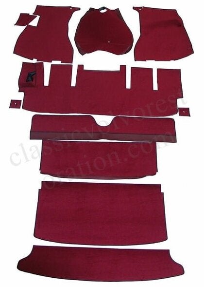 Tapijtkit Volvo 1800E -1971 rood