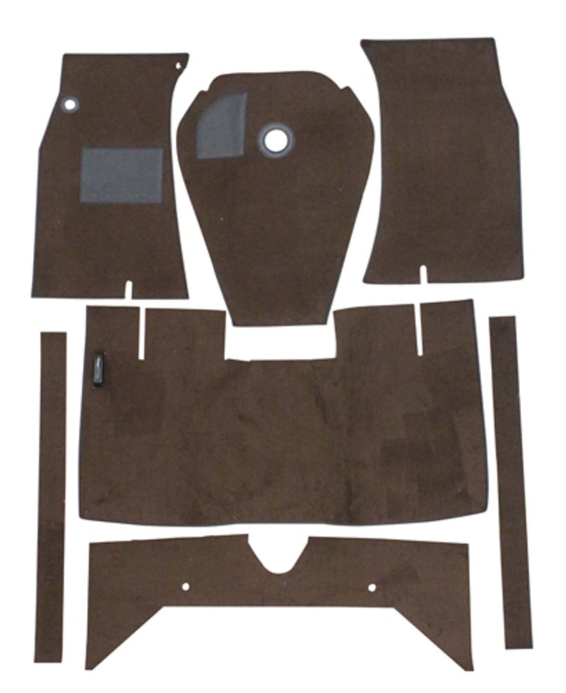 Tapijtset voor Volvo Amazon 1962-64, bruin textiel, M/T