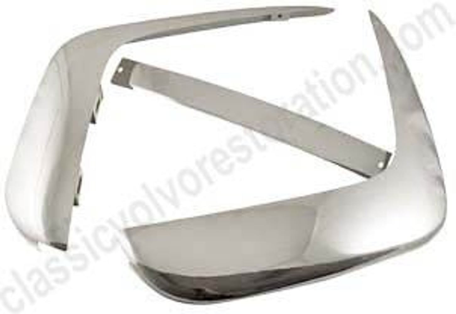 Bumperset achter RVS 3 delen