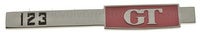 Embleem "123 GT" kofferbak