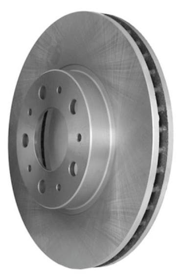 Remschijf voor Volvo 740, 760, 780, geventileerd, 262 mm