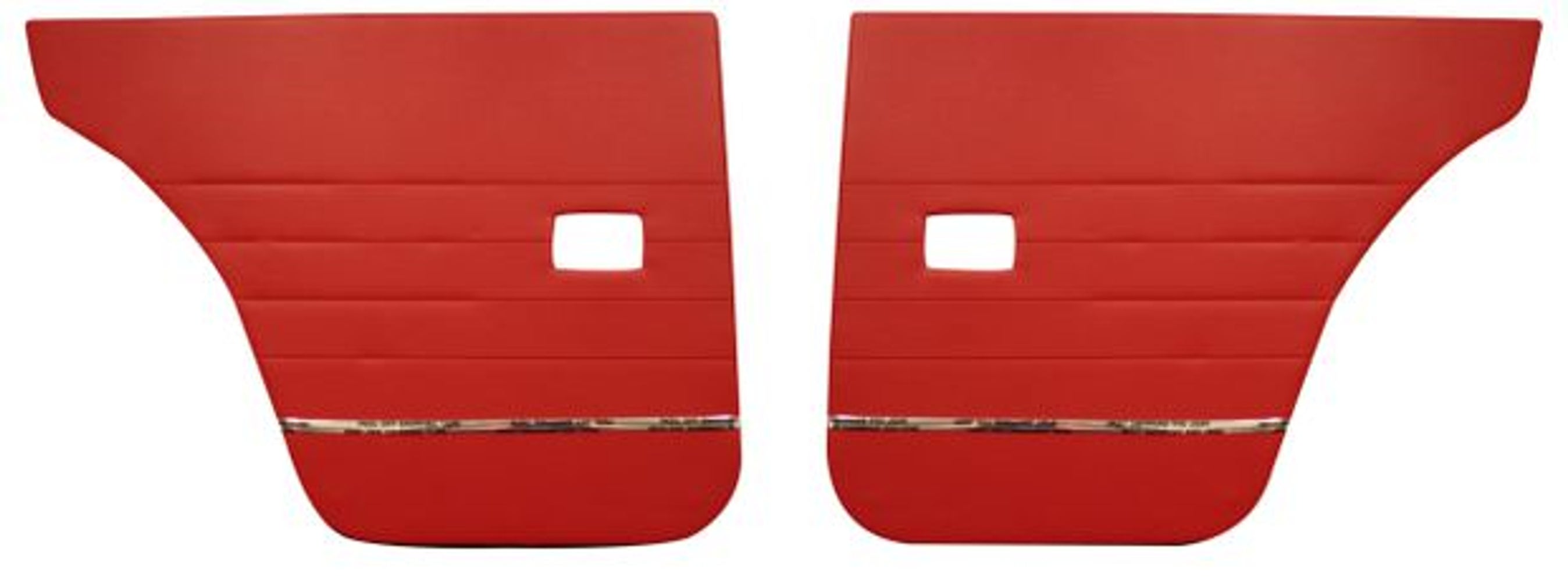 Achterportierpanelen voor Volvo Amazon 4d, Amazon Kombi, 1962-63, rood — bild 2 av 2