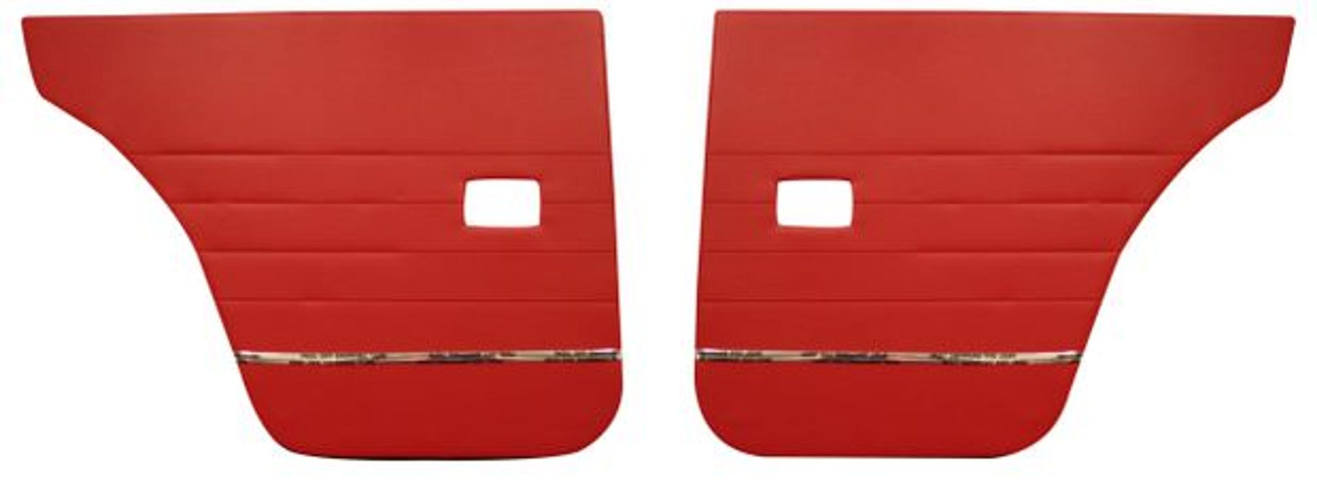 Achterportierpanelen voor Volvo Amazon 4d, Amazon Kombi, 1962-63, rood — bild 2 av 2