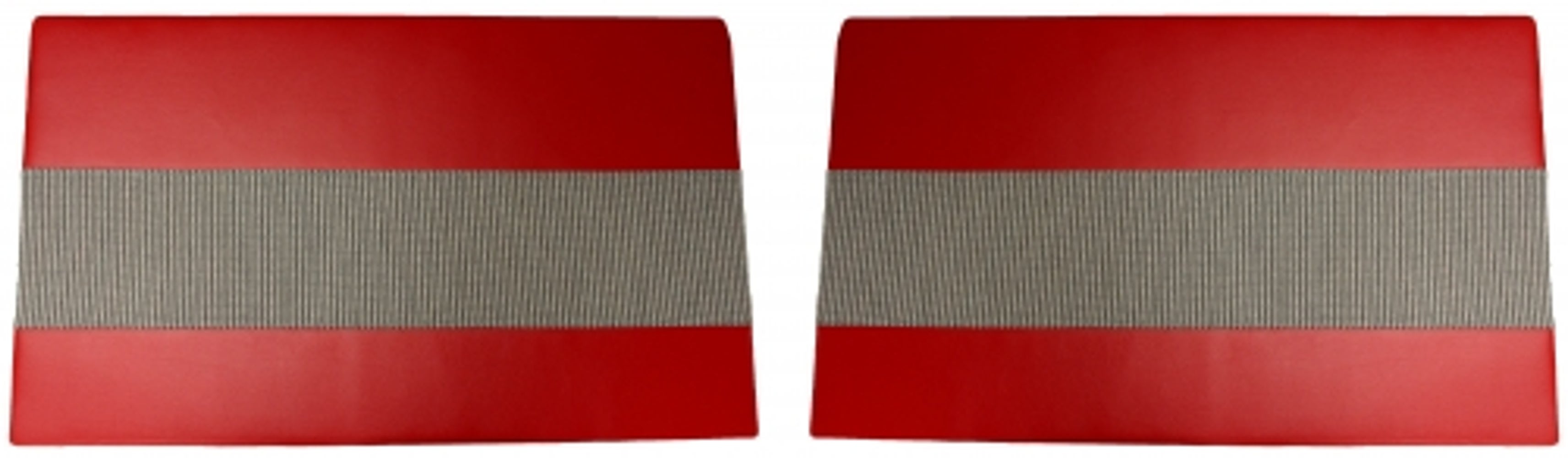 Deurpanelen voor Volvo Duett 1958-62 rood/grijs