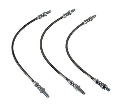 Remslangenset voor Volvo 1800, B18, metalen gevlochten
