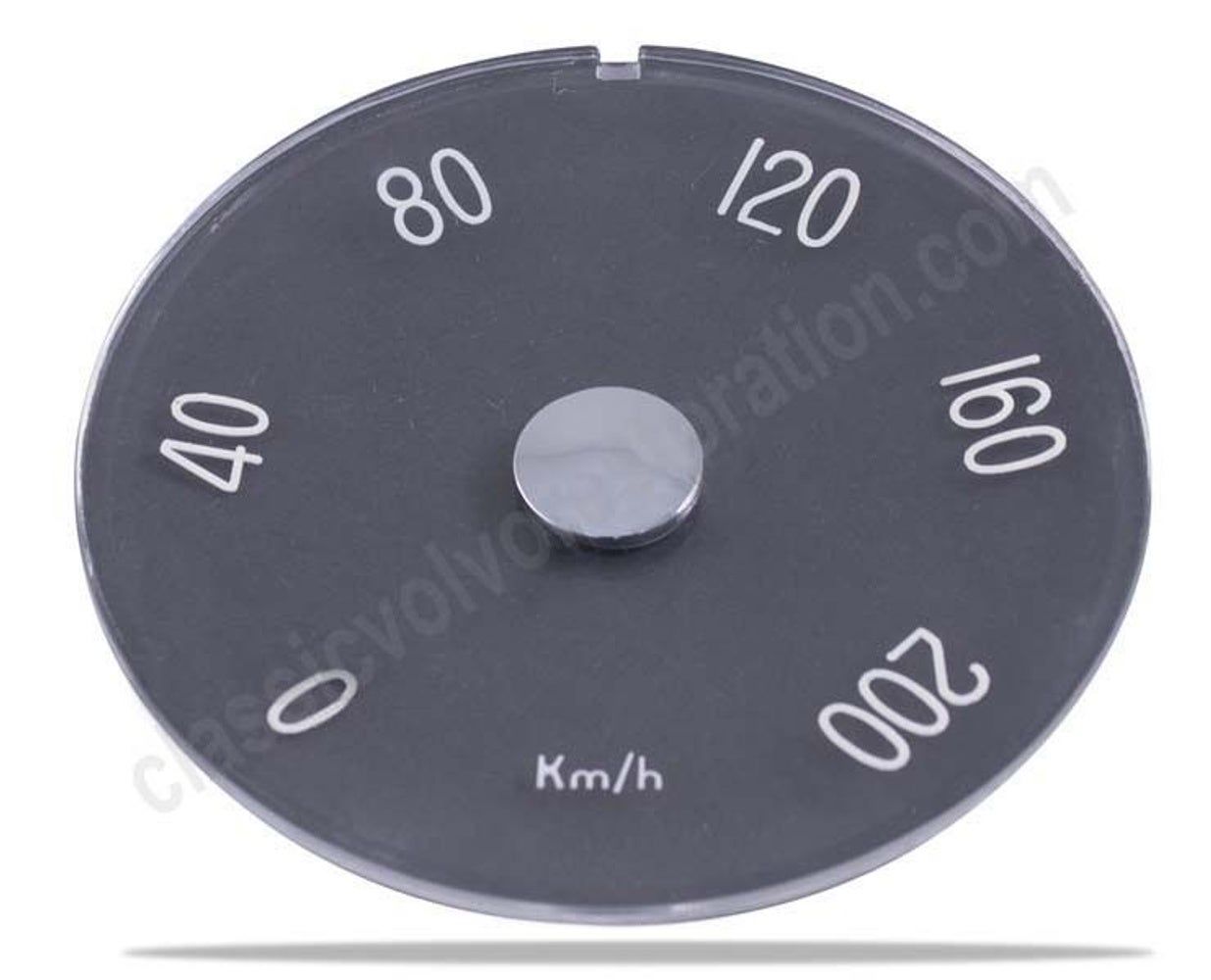 Snelheidsmeterglas voor Volvo 1800 (km/u), 1961-1969