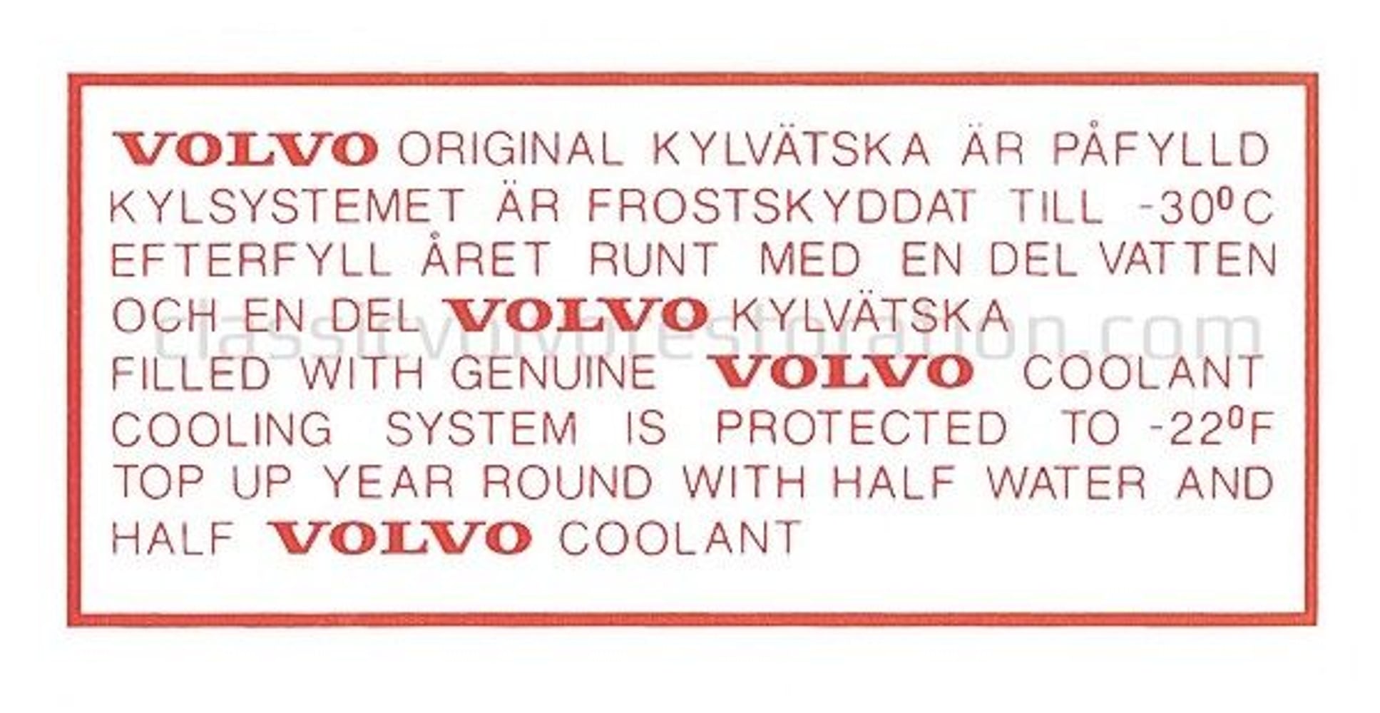 Sticker radiateur B20