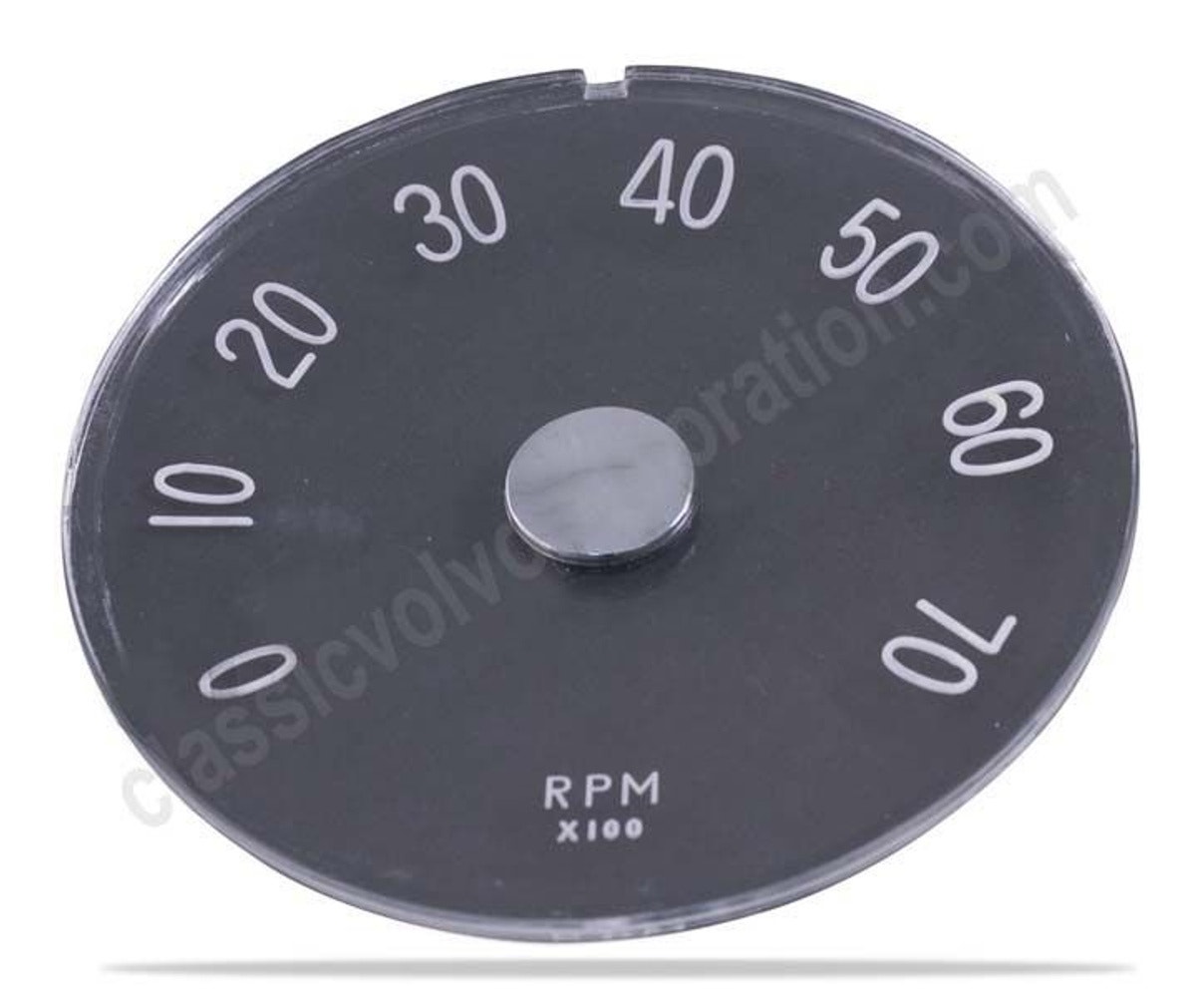 Glas voor toerenteller