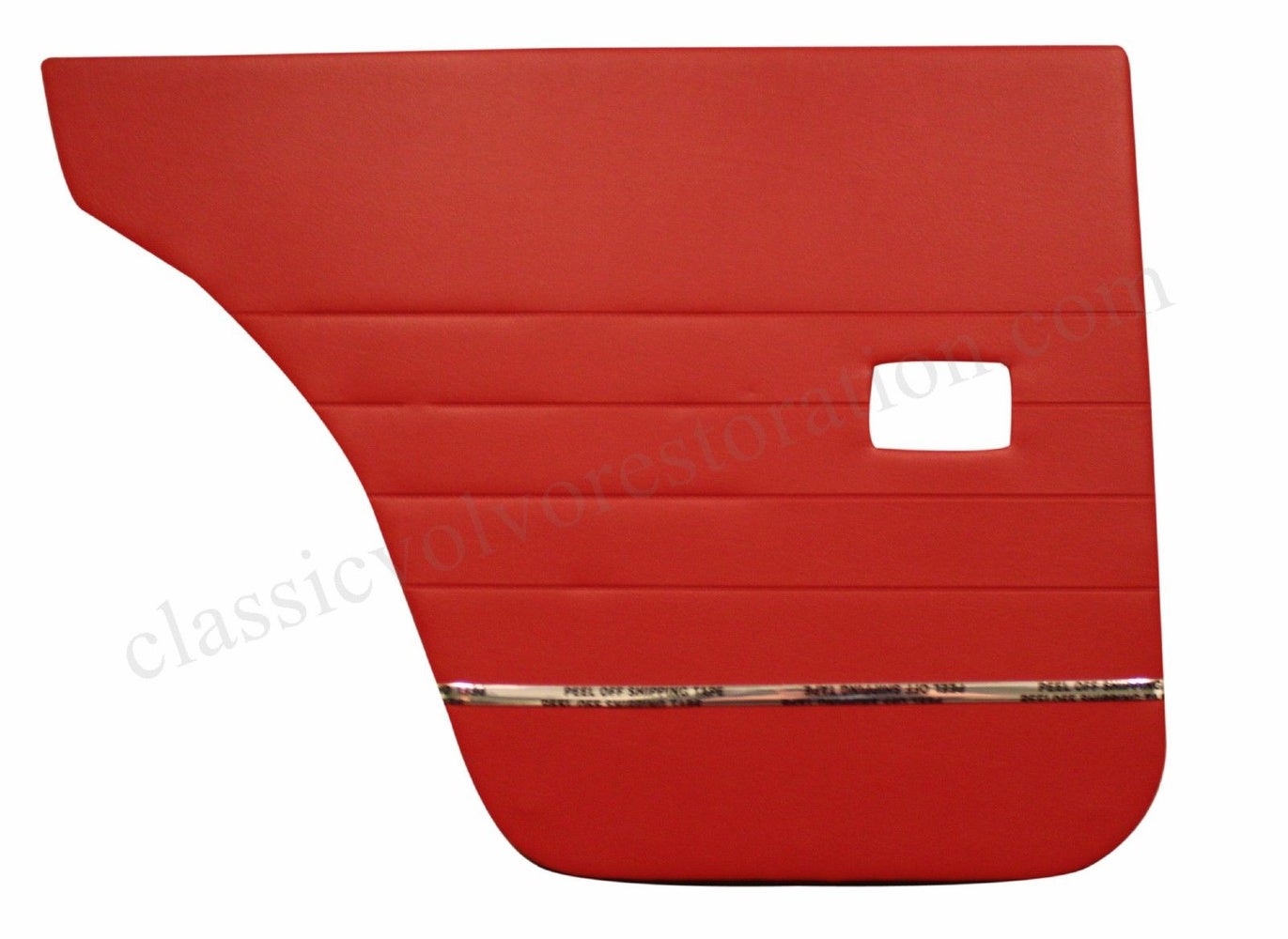 Achterportierpanelen voor Volvo Amazon 4d, Amazon Kombi, 1962-63, rood — bild 1 av 2