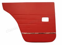 Achterportierpanelen voor Volvo Amazon 4d, Amazon Kombi, 1962-63, rood — bild 1 av 2