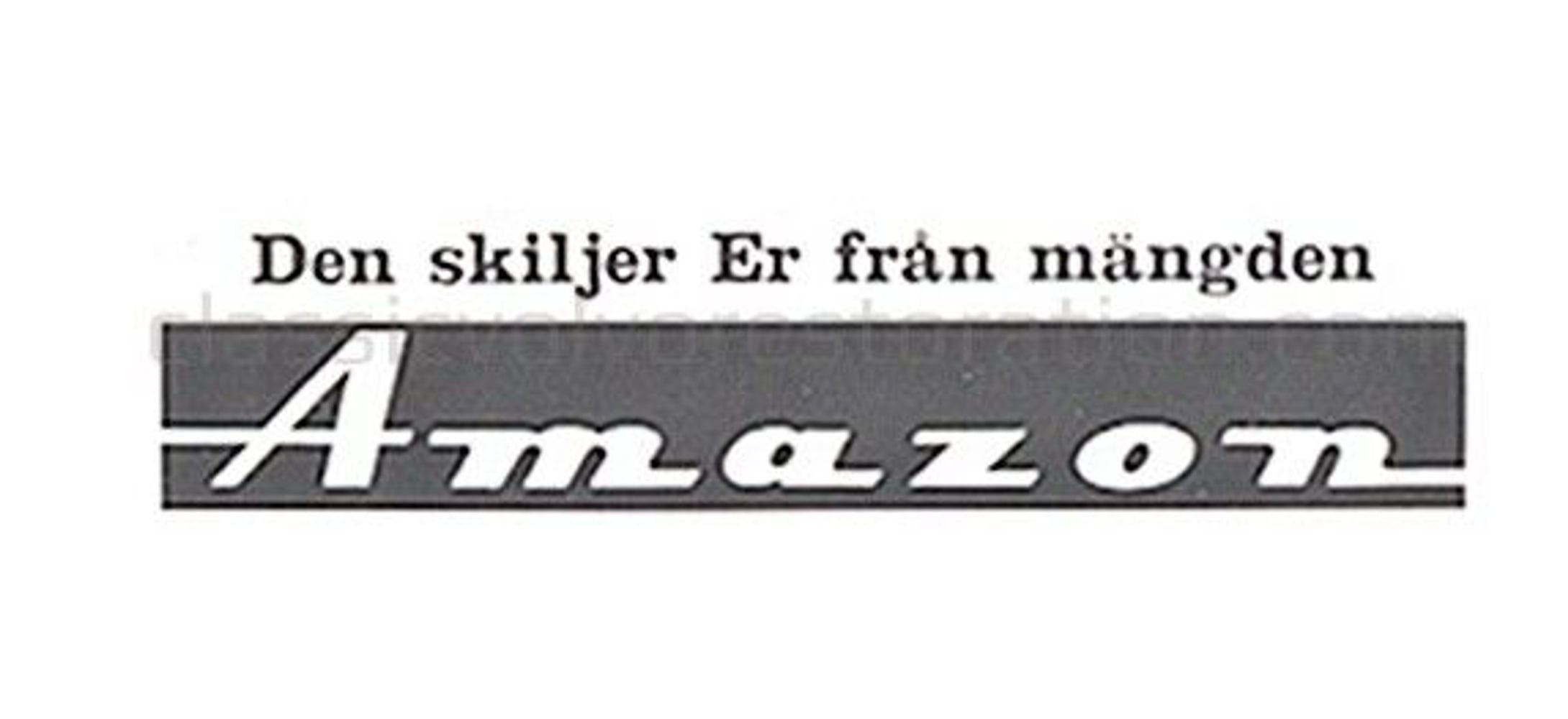 Sticker "Het scheidt je van..." voor Volvo Amazon — bild 2 av 2
