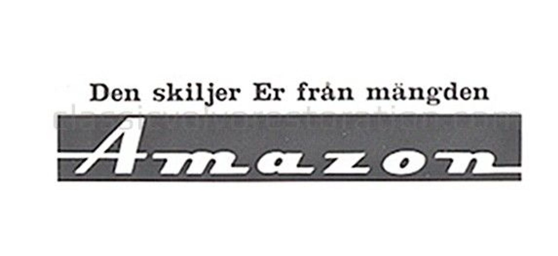 Sticker "Het scheidt je van..." voor Volvo Amazon — bild 2 av 2