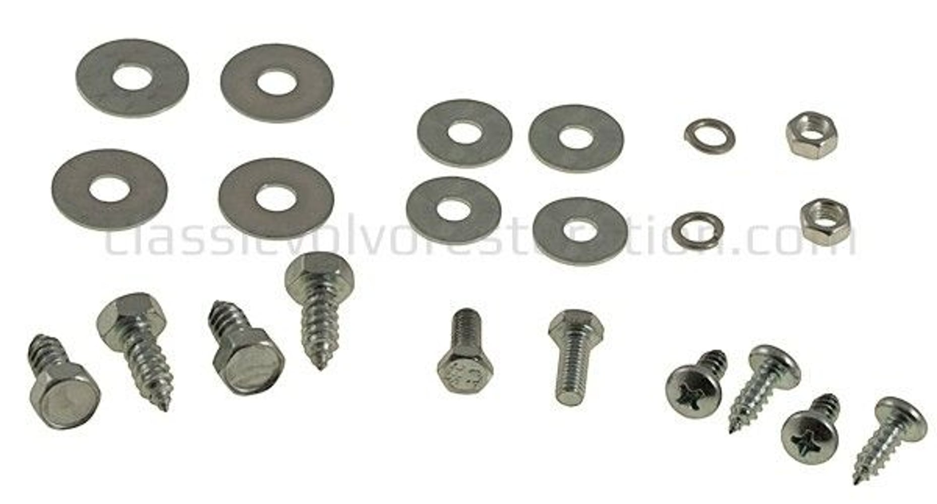 Montageset Spatscherm achter