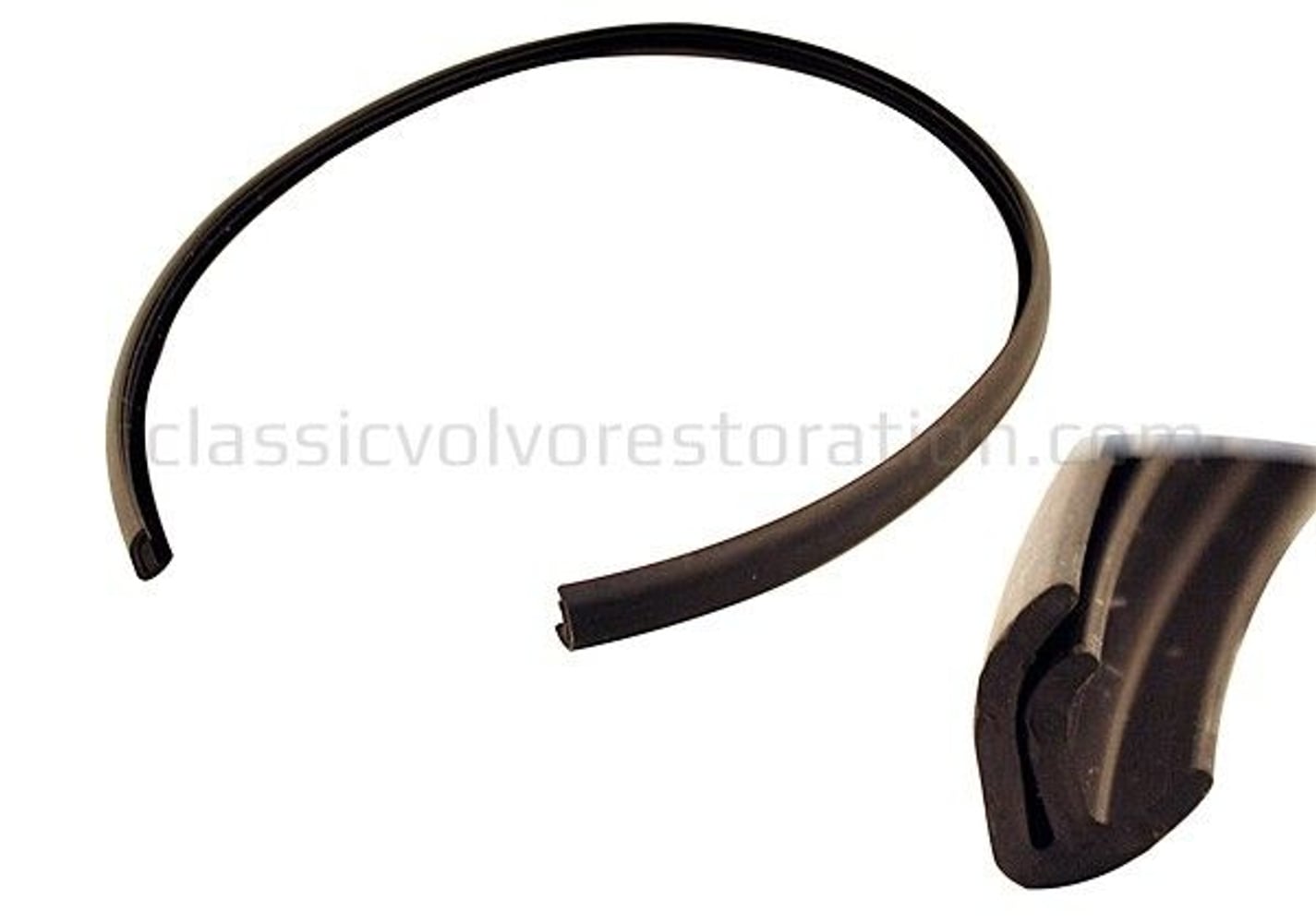 Rubberen strip motorkap