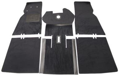 Tapijtset voor Volvo PV544, zwart textiel