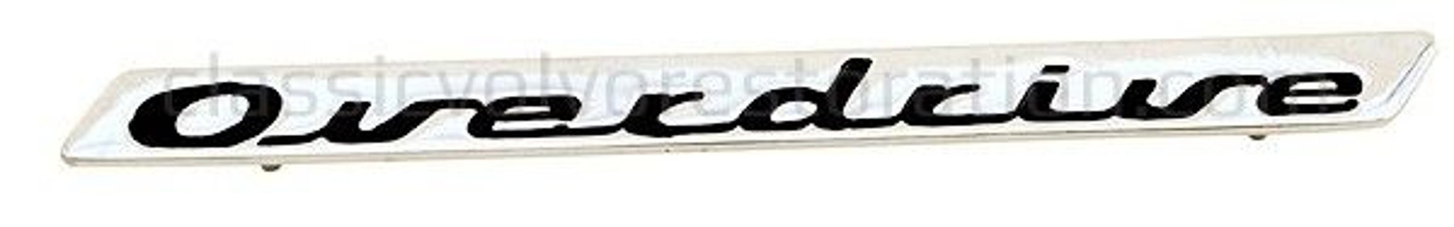 Embleem "Overdrive" kofferbak