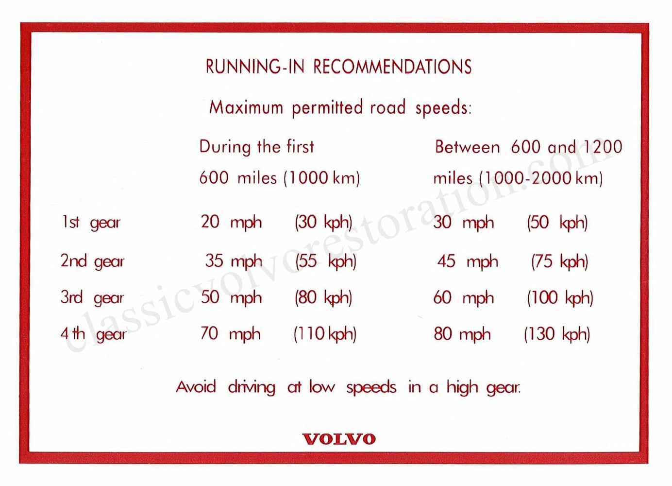 Inloopsticker voor Volvo Amazon, 140 — bild 1 av 2