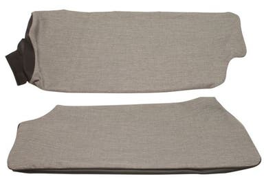 Achterbankbekleding voor Volvo Duett 1957-58 grijs/zwart